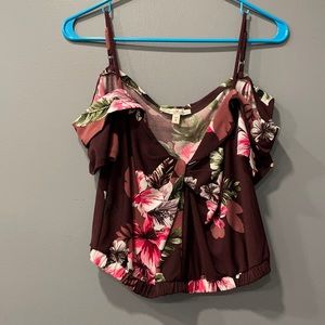 Express Size Small drop shoulder crop top